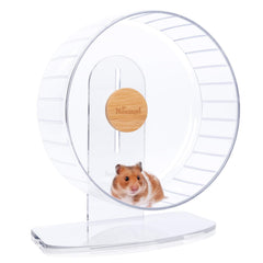 Niteangel Super-Silent Hamster Wheel with 11-inch drum for quiet running.