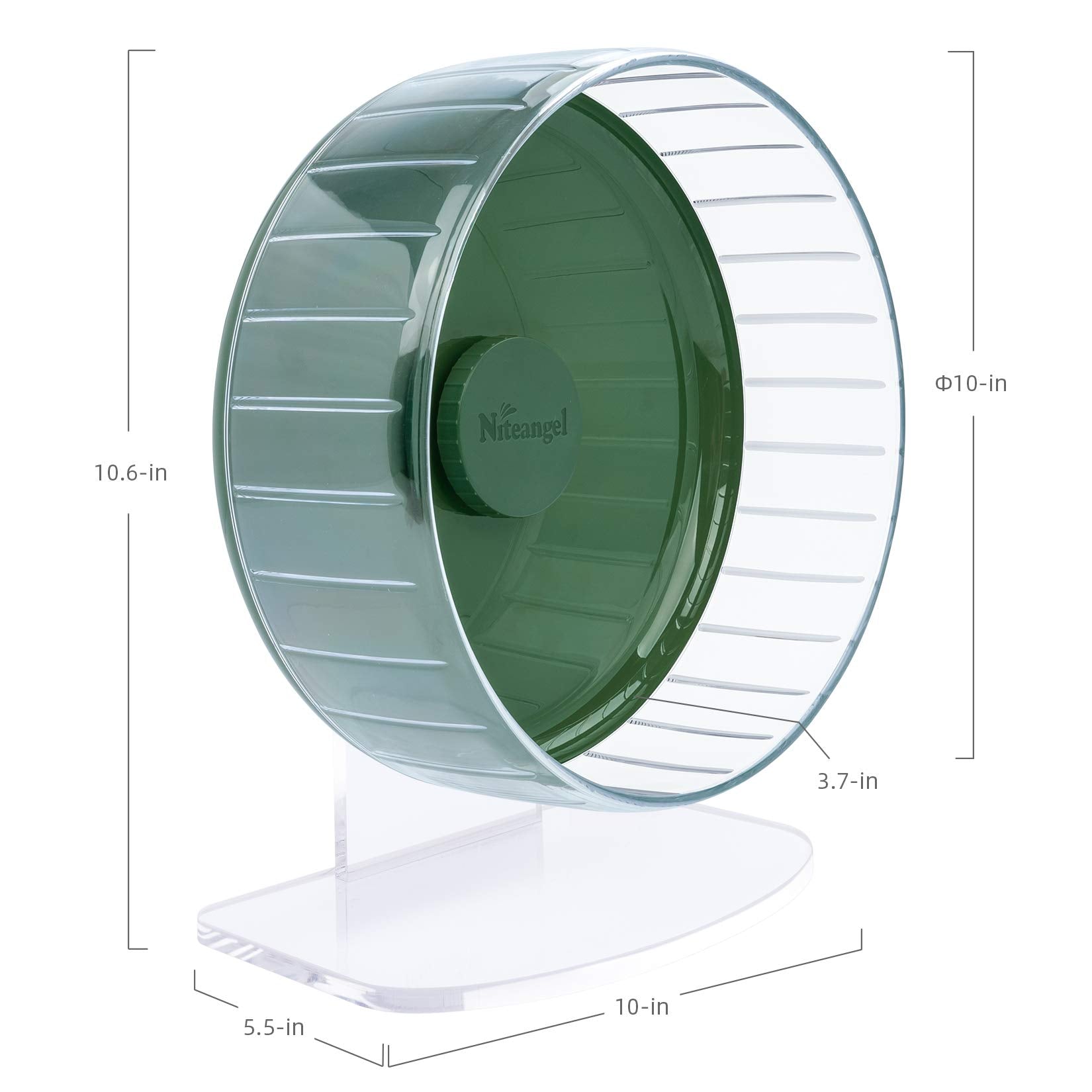 Niteangel wheel color options brighten your habitat decor.