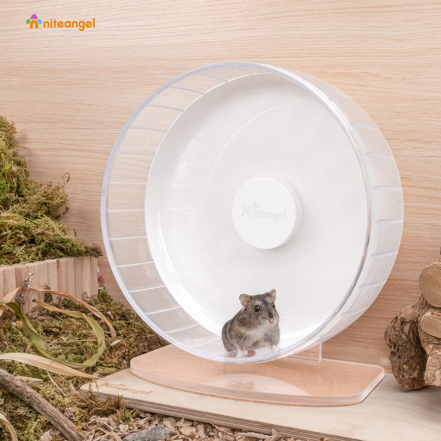 Niteangel wheel on a durable base keeps running stable.