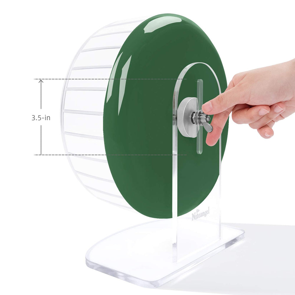 Niteangel durable PS plastic drum and acrylic base resist chewing.