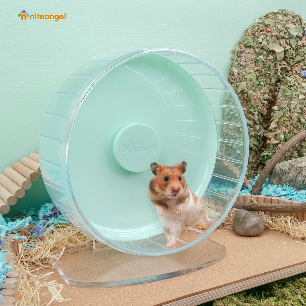 Niteangel Super-Silent Wheel adjustable height demonstrates versatile pet-height customization
