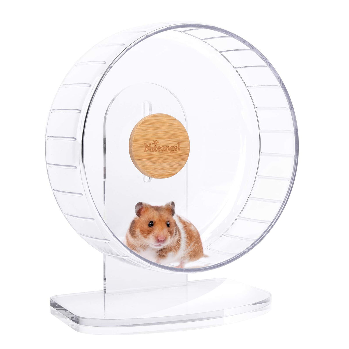 Niteangel super-silent wheel closeup transparent running drum for quiet nighttime exercise