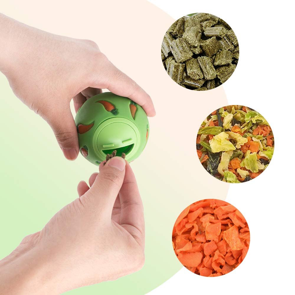 Niteangel Treat Ball boredom-buster aids mental engagement for small pets.