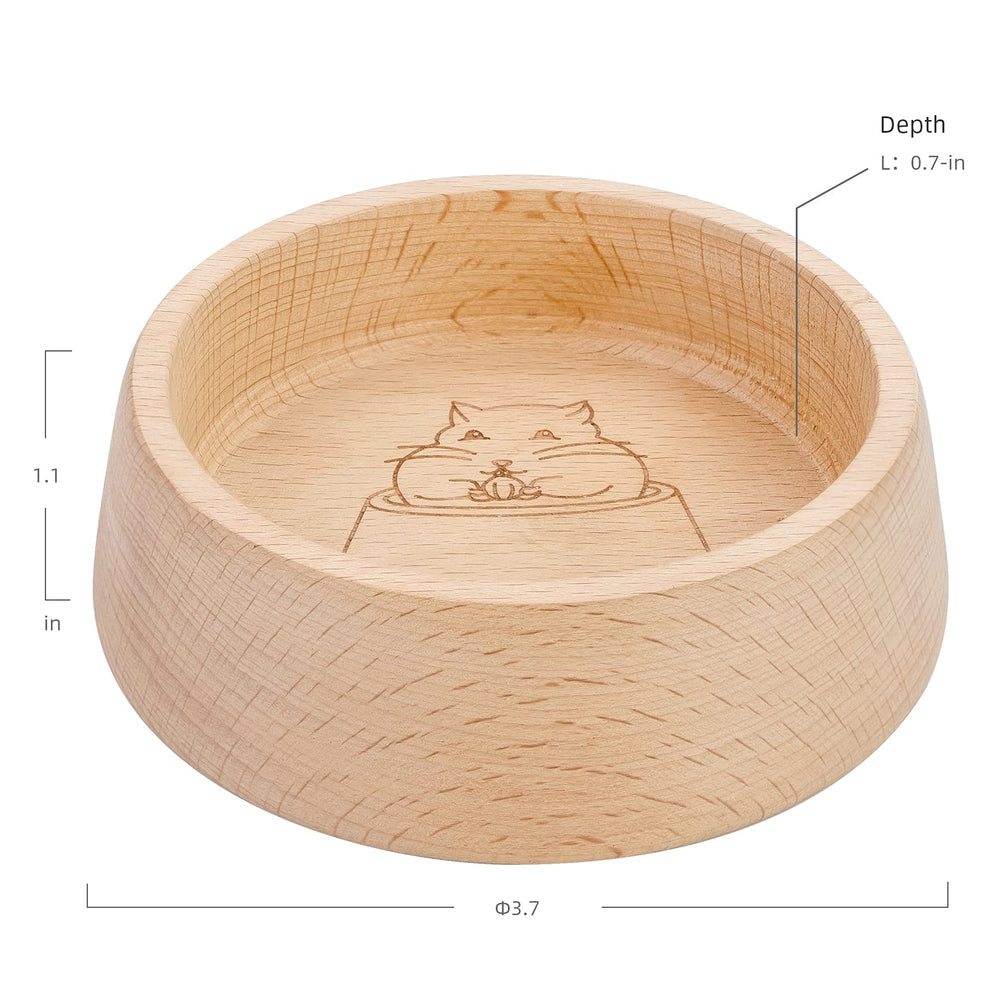 Niteangel small-pets bowl sized for dwarf hamsters and gerbils during mealtime.