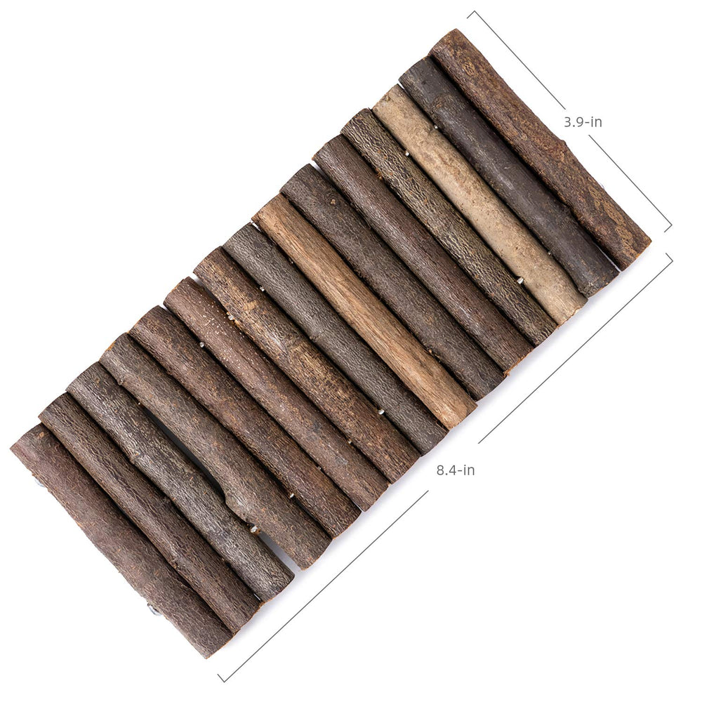 Niteangel wooden ladder bridge being chewed safely to satisfy natural urges