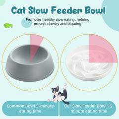 Nitial interactive cat feeder bowl highlighting dishwasher-safe design.