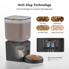 Nityers dispensing chamber demonstrates precise portion control for pets.