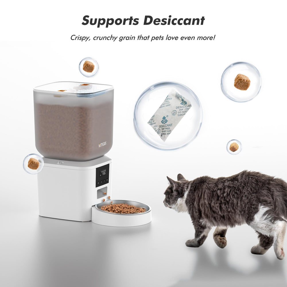 Nityers locking lid protects food and prevents paws from raiding