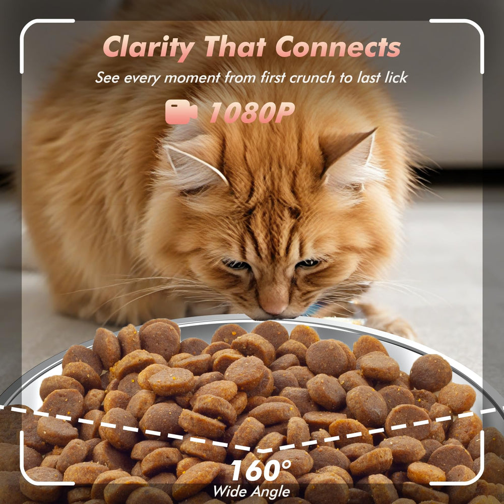 Nityers cat feeder 5L capacity keeps kibble accessible for weeks.
