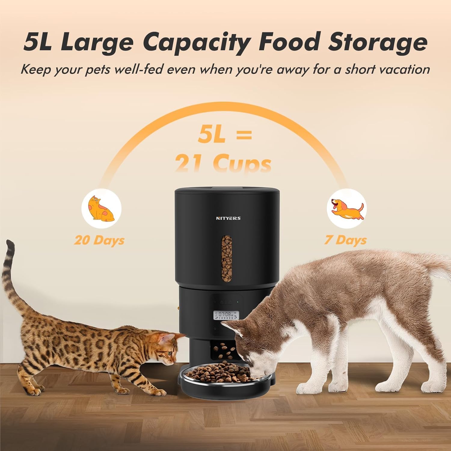 Nityers dual power setup with Type-C and battery backup.