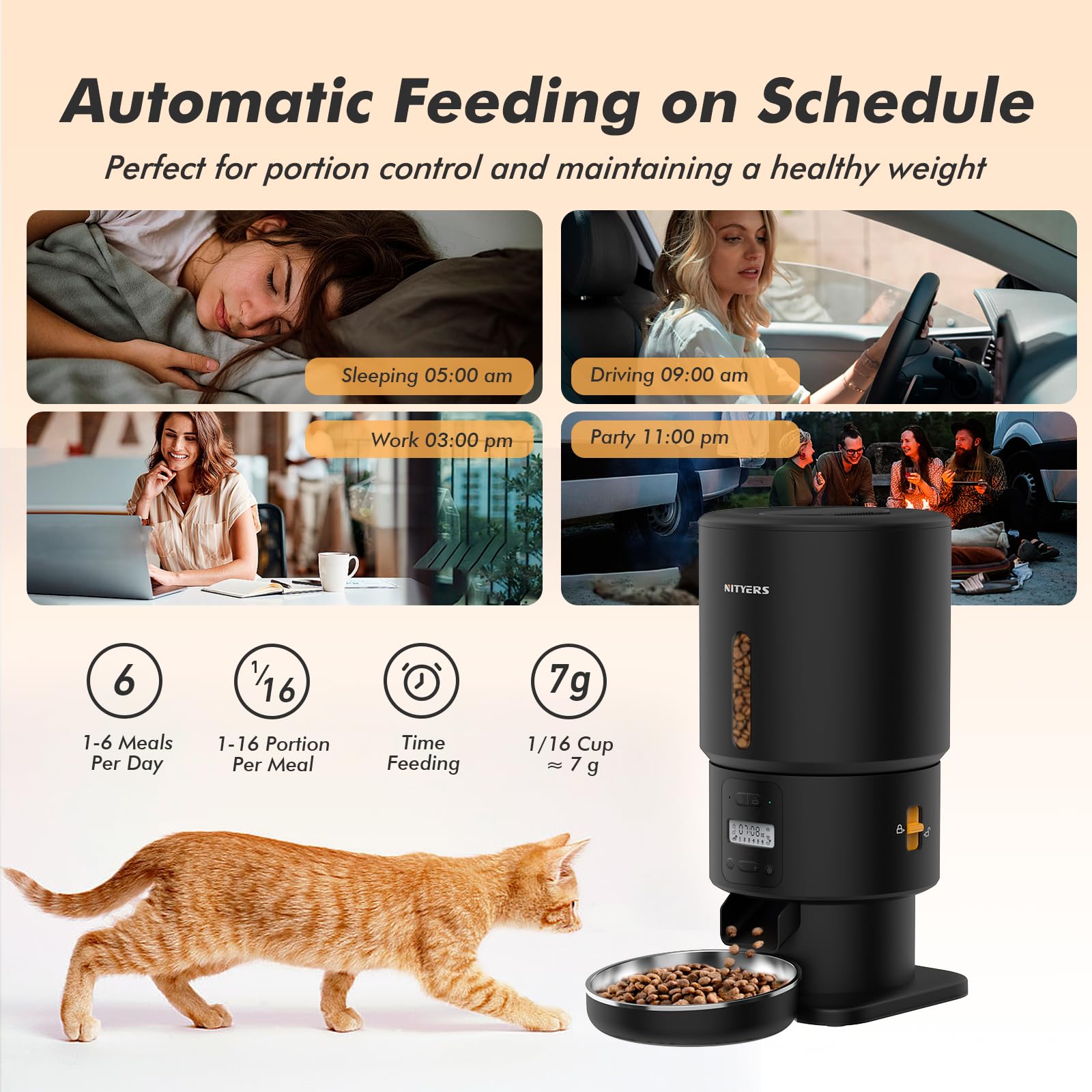 Nityers freshness lock system seals kibble against moisture and odors.