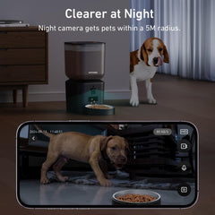 Nityers wifi-controlled feeder schedules meals from your phone.