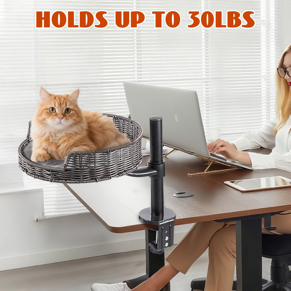 Desk compatibility supports thickness up to 2.95 inches for broad use.
