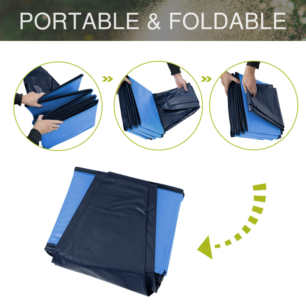 Niubya foldable pool suitable for indoor baths or outdoor play