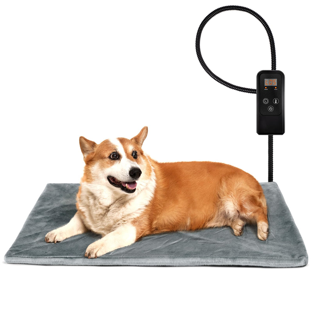 Niubya pet heating pad top view offers warm comfort for resting pets.