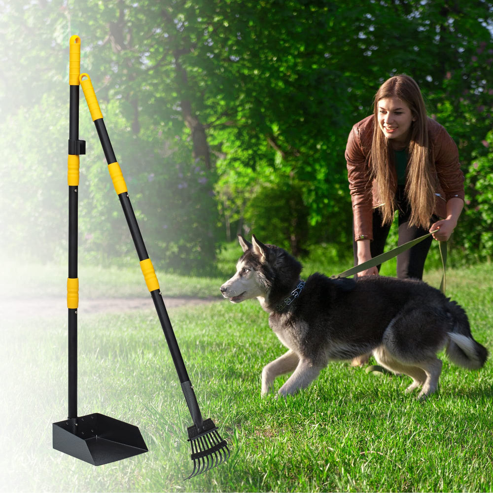 Niubya Poop Scooper interlocking links for reliable handle assembly.