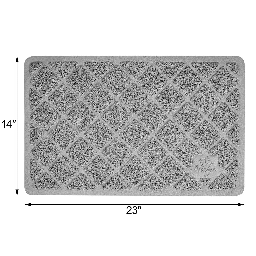 Niubya Premium Cat Litter Mat easy to clean with vacuum or rinse