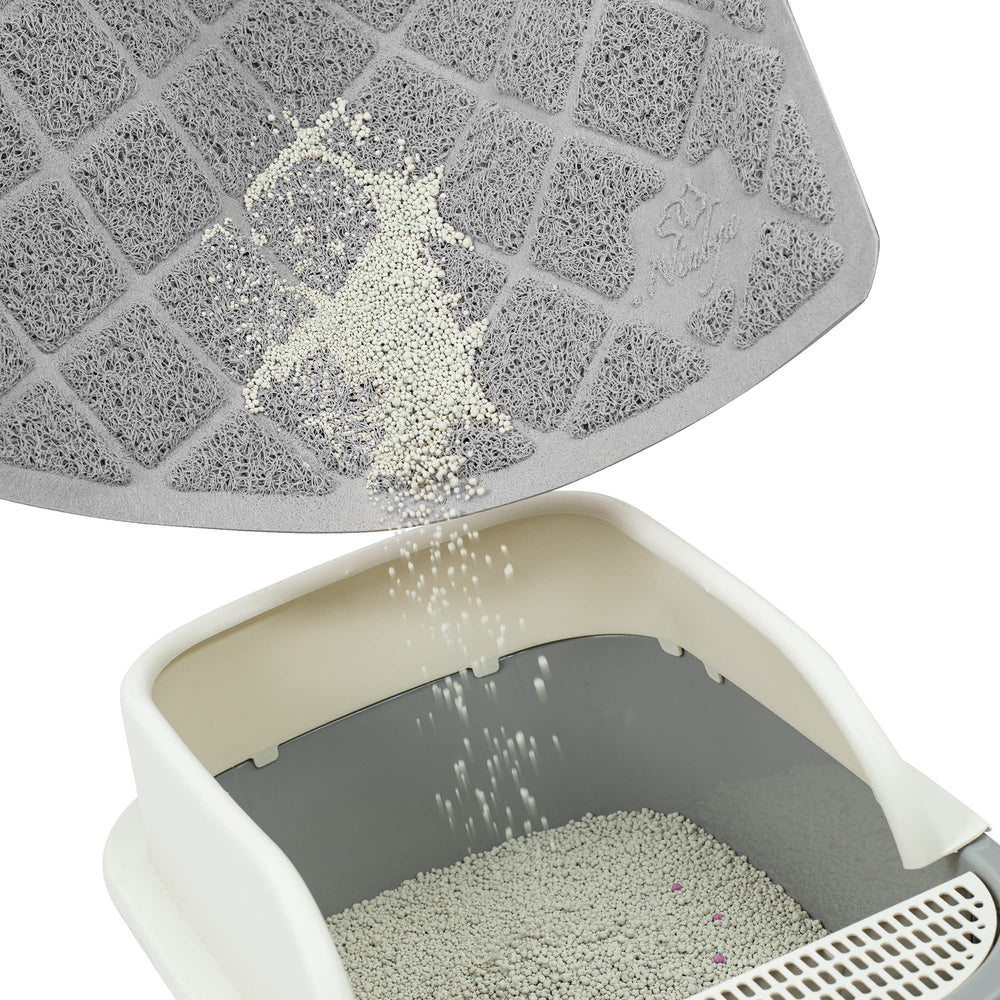 Niubya Premium Cat Litter Mat waterproof bottom protects floors and prevents leaks