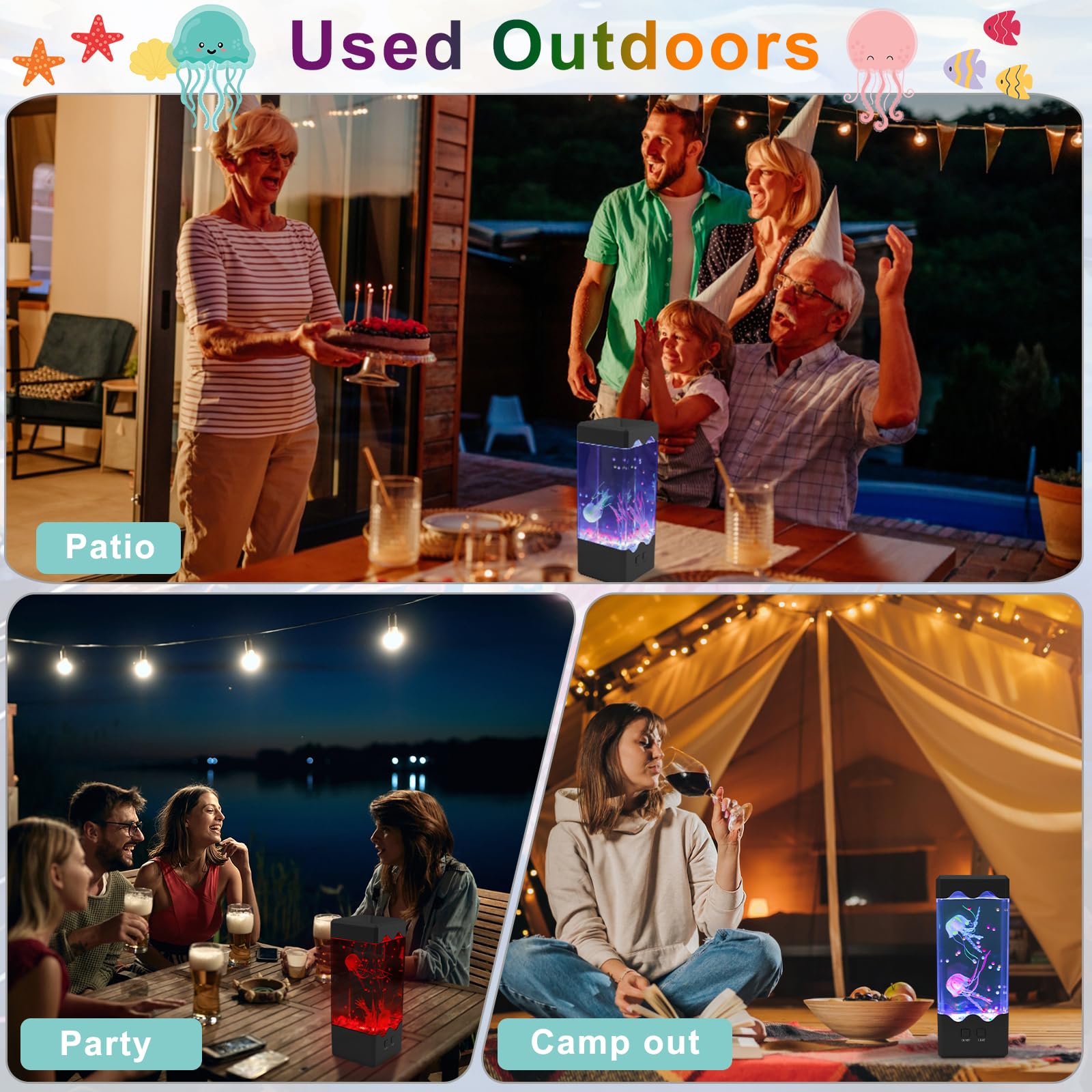 NIUFAN Jellyfish Lamp makes a thoughtful gift for kids and adults.
