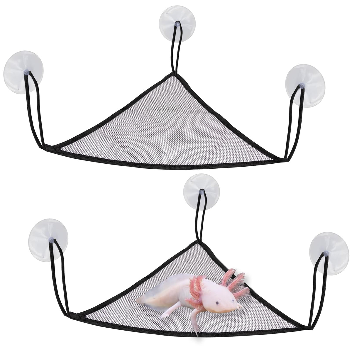 Niuohoy axolotl hammock with breathable mesh for quick-drying resting spot