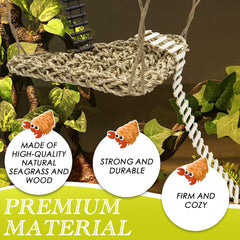 Niuohoy Hermit Crab Climbing Toys Set bendable ladder bridge closeup demonstrates adjustable play surface