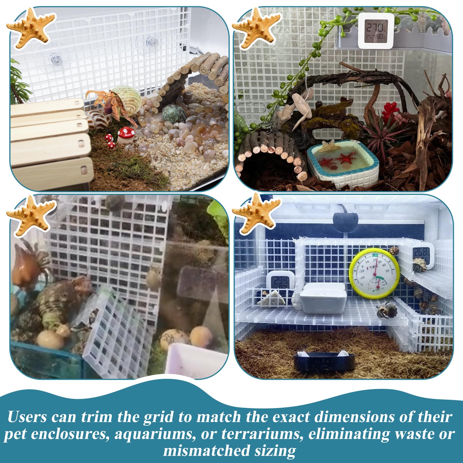 Niuohoy durable PVC material resists humidity in terrariums