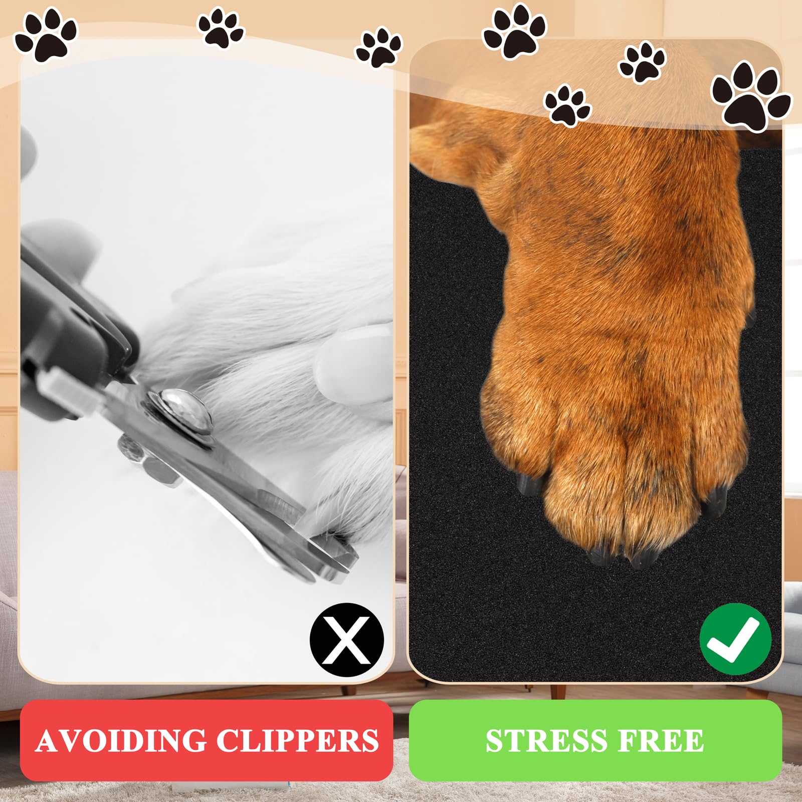 Niuohoy furniture friendly adhesive paper protects surfaces while pets scratch