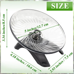 Niuohoy Hermit Crab Exercise Wheel anti-slip surface supports secure climbing and steady running.