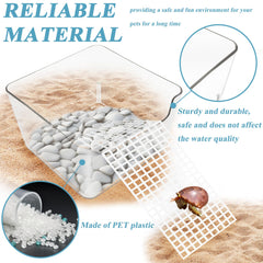 Niuohoy hermit-crab transparent habitat allows watching behaviors closely.