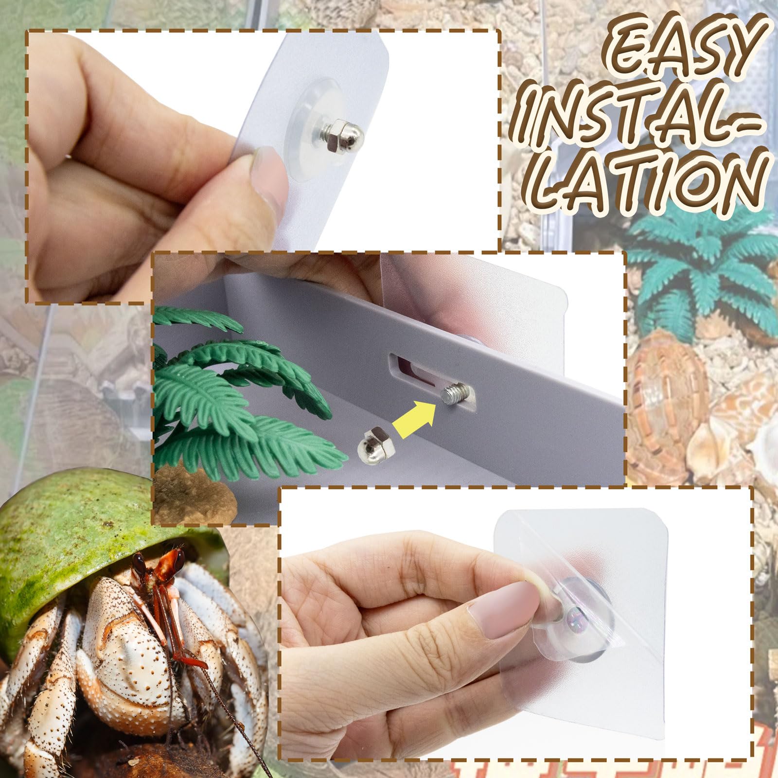 Niuohoy durable plastic toy enhances exploration and habitat enrichment.
