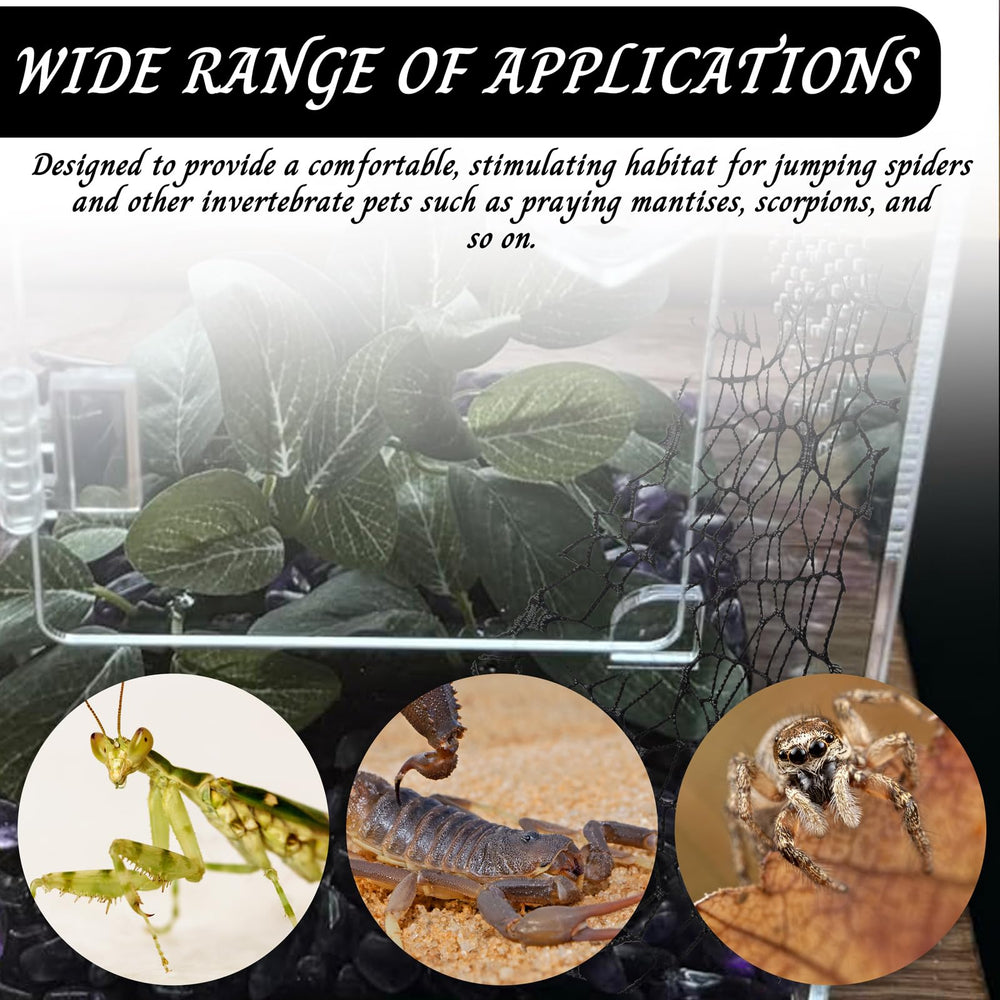 Niuohoy praying mantis habitat attachment for flexible layout