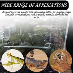Niuohoy praying mantis habitat attachment for flexible layout