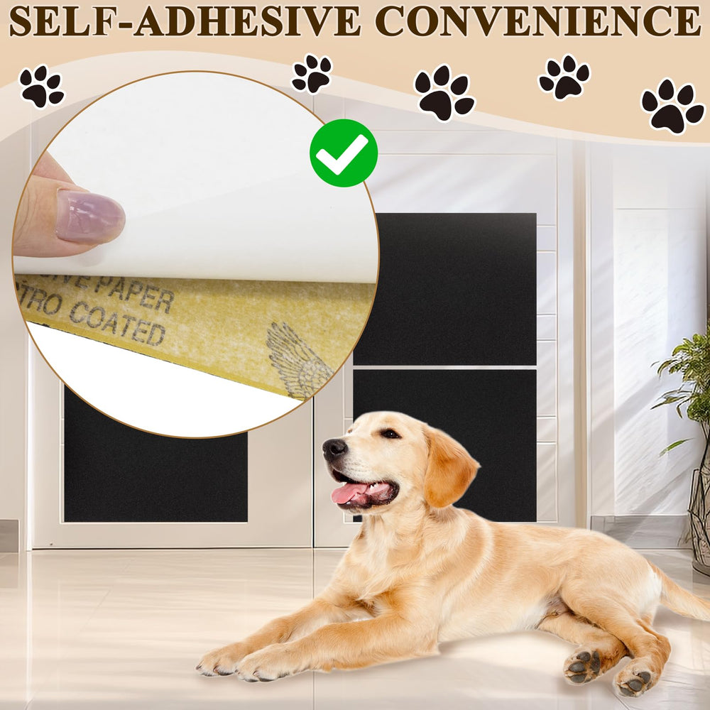 Niuohoy scratching post and door surface use demonstrates versatile pet grooming