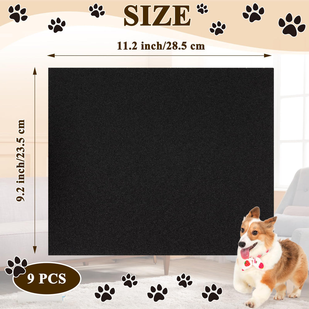 Niuohoy self adhesive sandpaper back enables easy sticking to walls and furniture