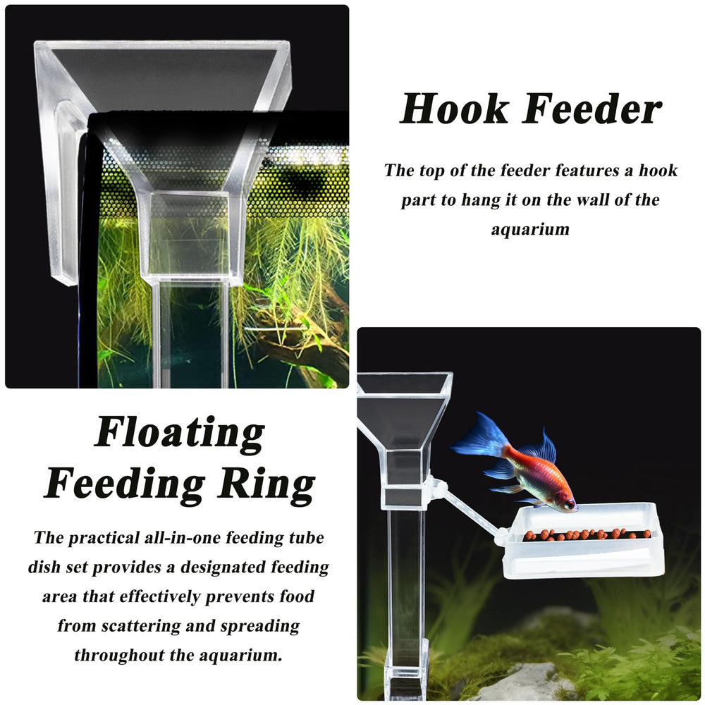 Niuohoy feeding set supports tropical fish shrimp crabs and more across species