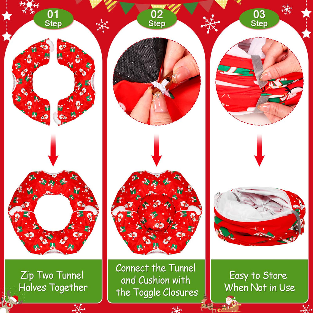 Niuyhe festive red design makes a thoughtful gift for cat lovers.