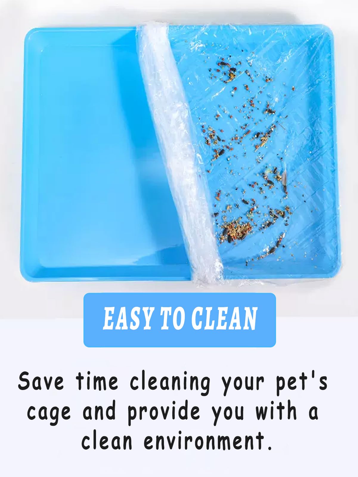 Niwaes portable bird feeder included for quick, mess-free cage setup.