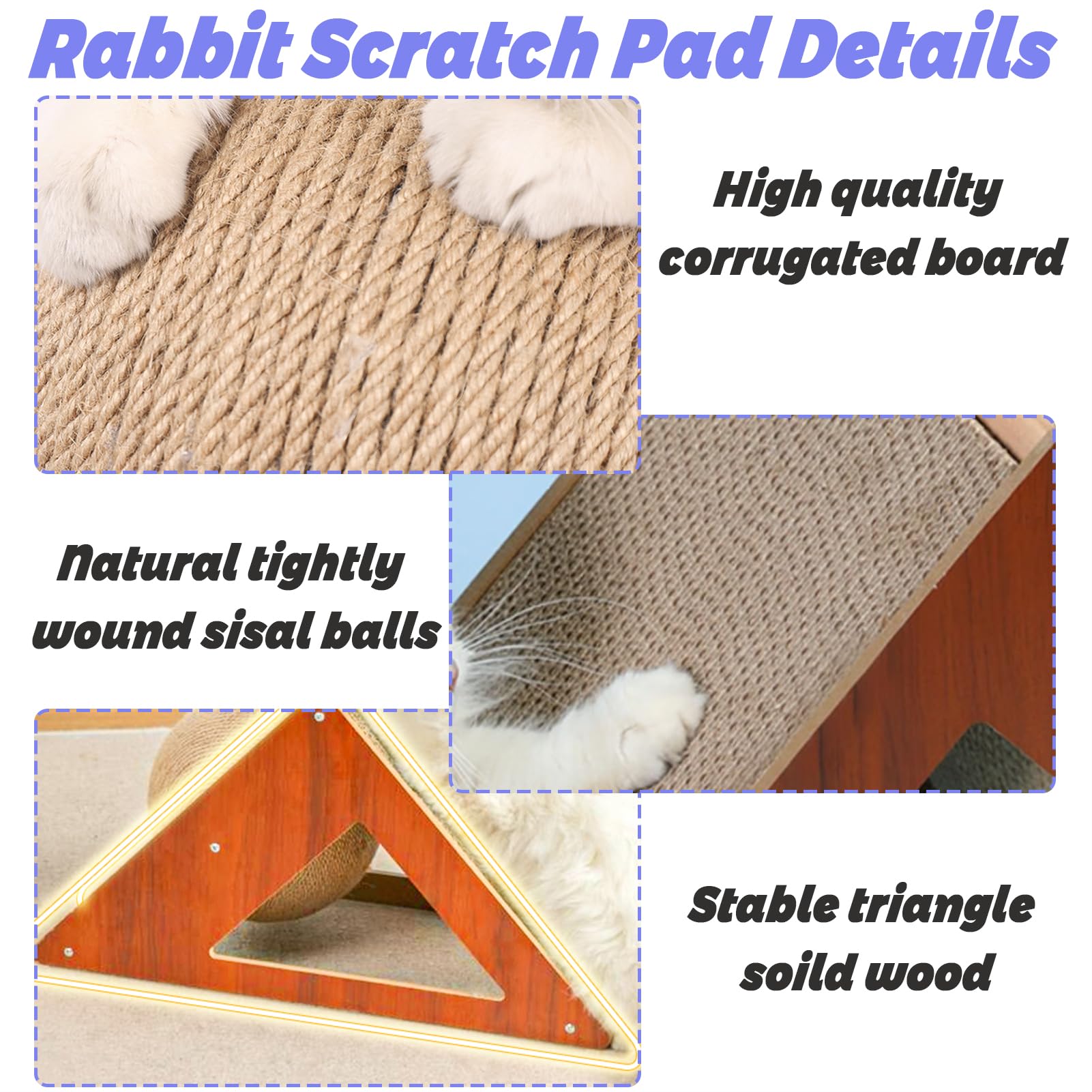 Niwaes sisal rope detail demonstrates tight winding for lasting fun