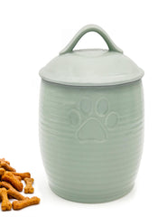 NIXBYO large dog treat container with airtight lid preserves freshness on the shelf