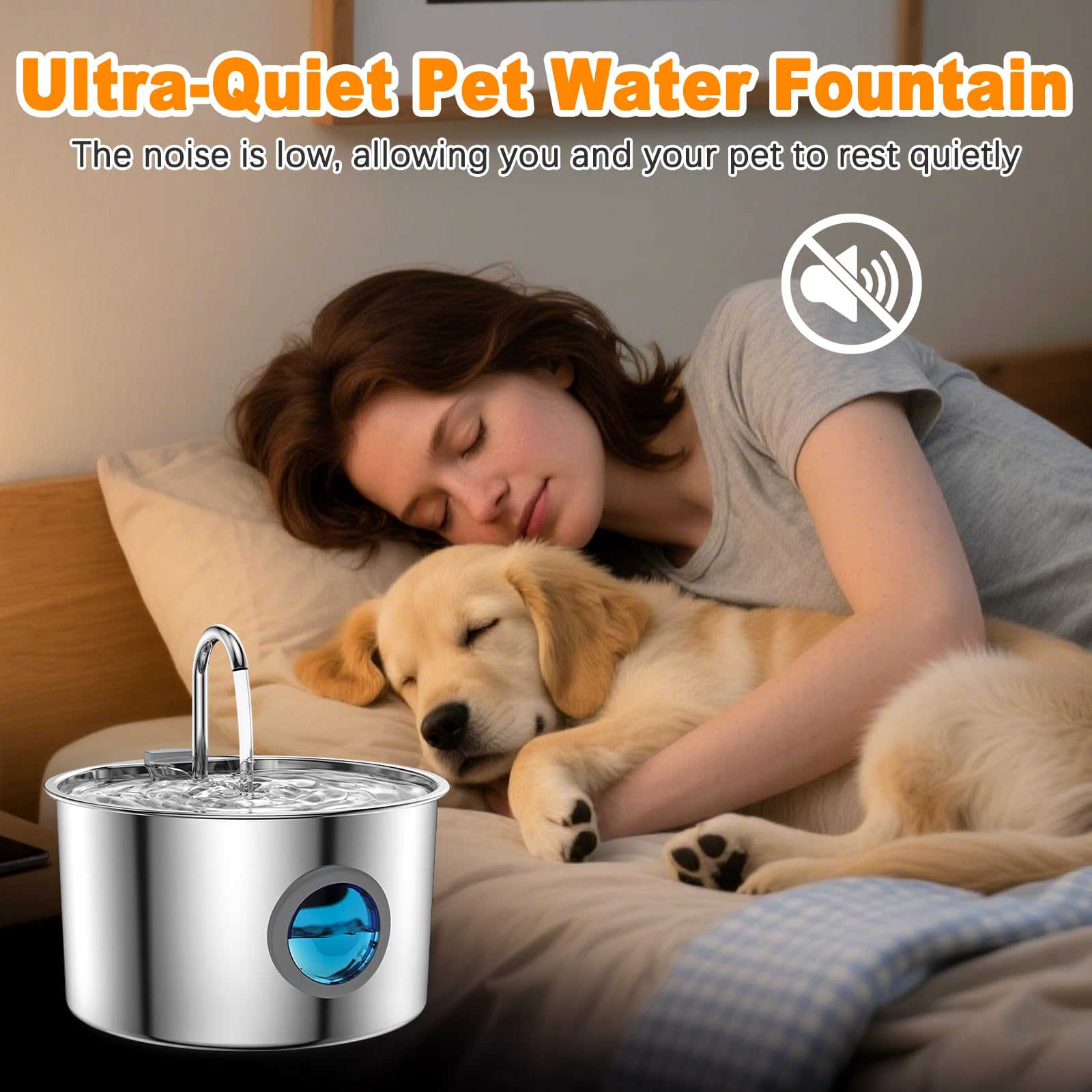 Nixegym dog water fountain dishwasher-safe parts simplify maintenance