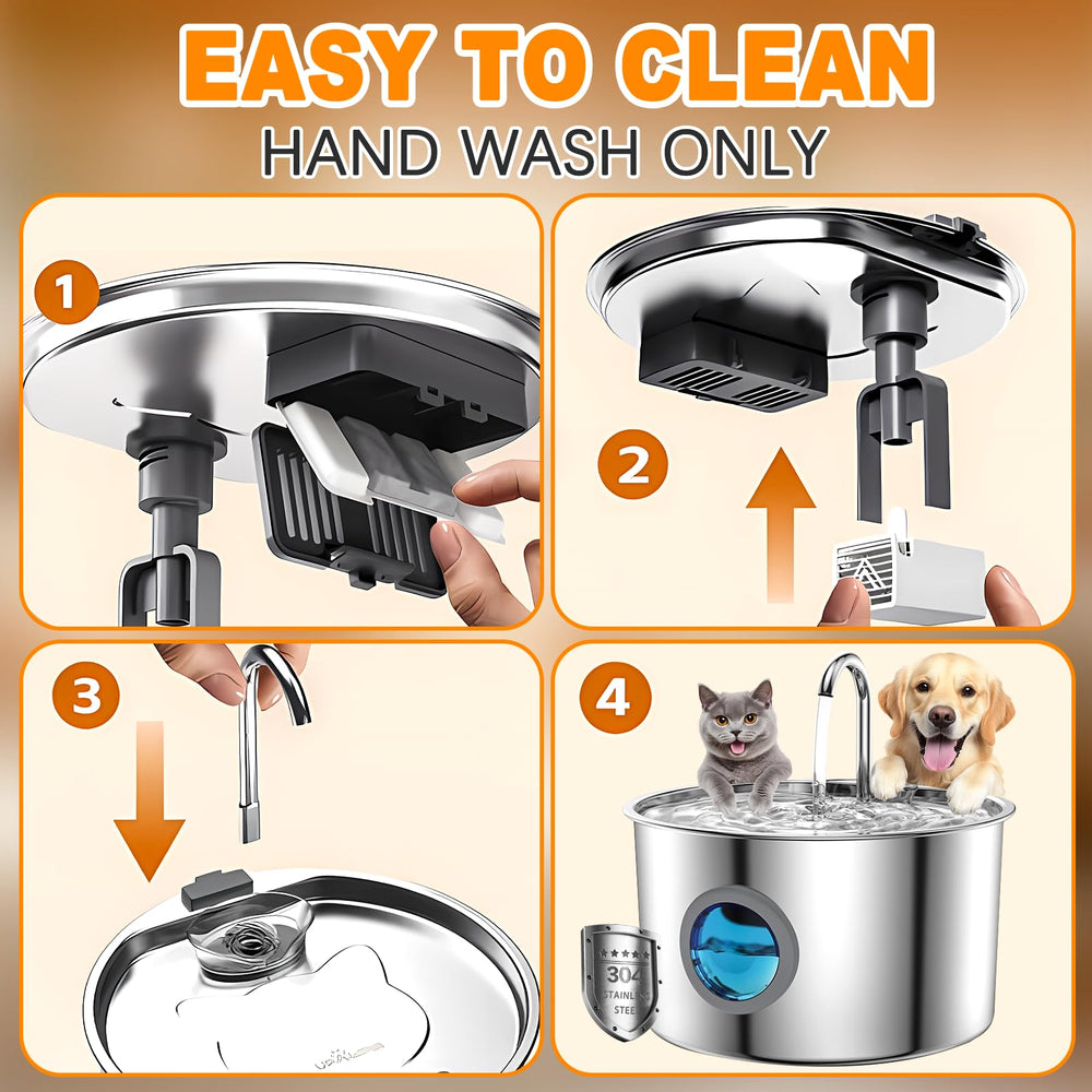 Nixegym dog water fountain filtration system ensures clean water