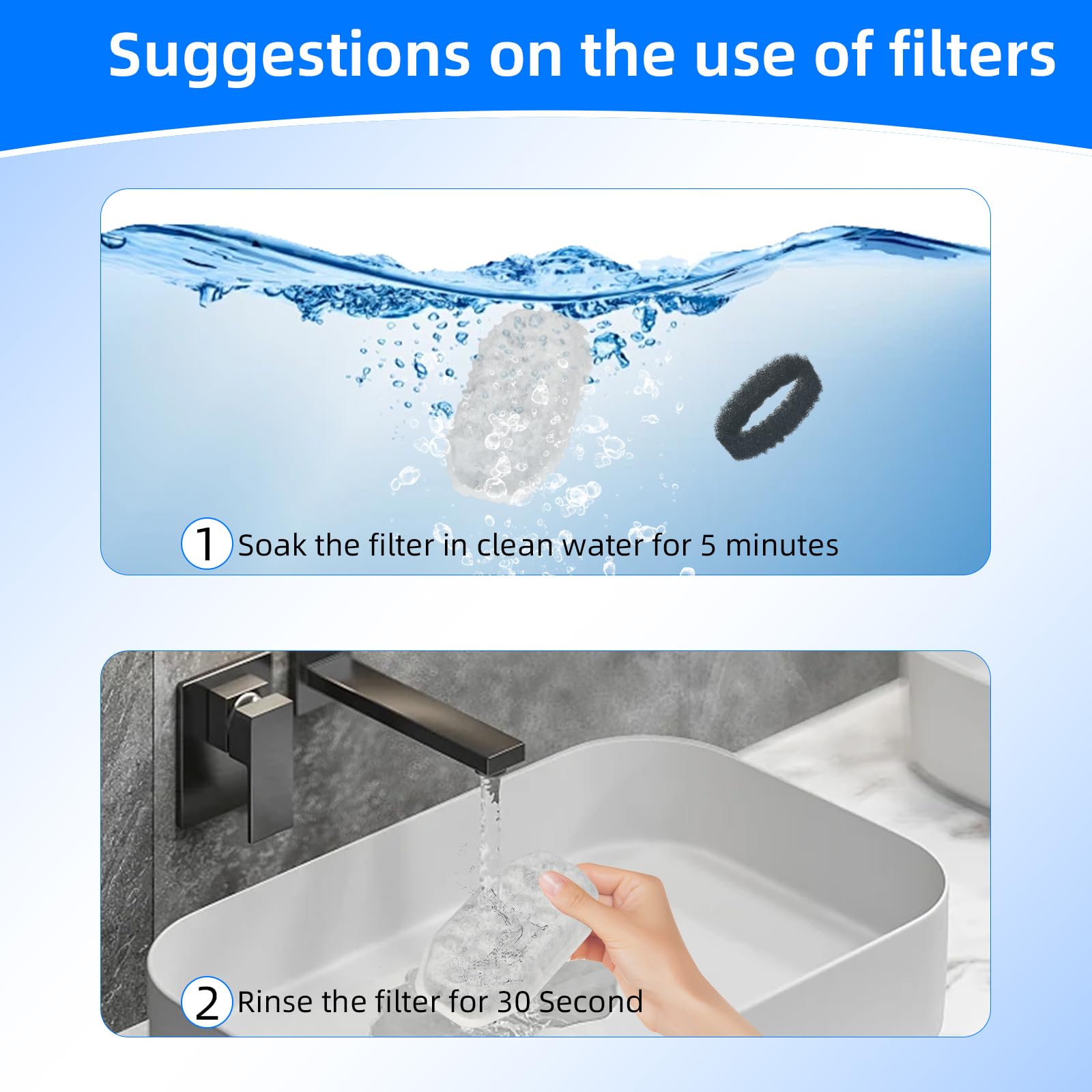 NIXOOT 108oz fountain compatibility image highlights perfect fit for 3.2L pet fountains.
