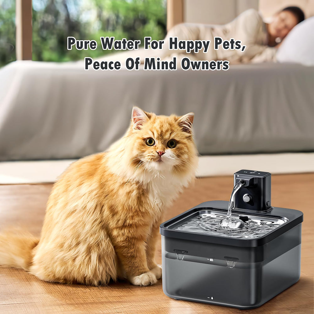 NIXOOT DownyPaws fountain compatibility with 84oz Fursink ensures seamless use.