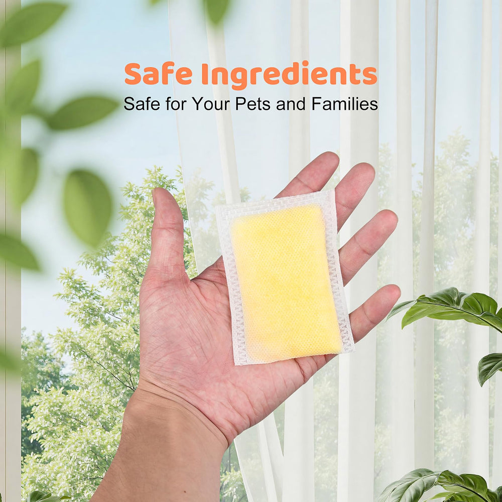 NIXOOT plant-oil-based odor-control pack demonstrates natural odor capture.