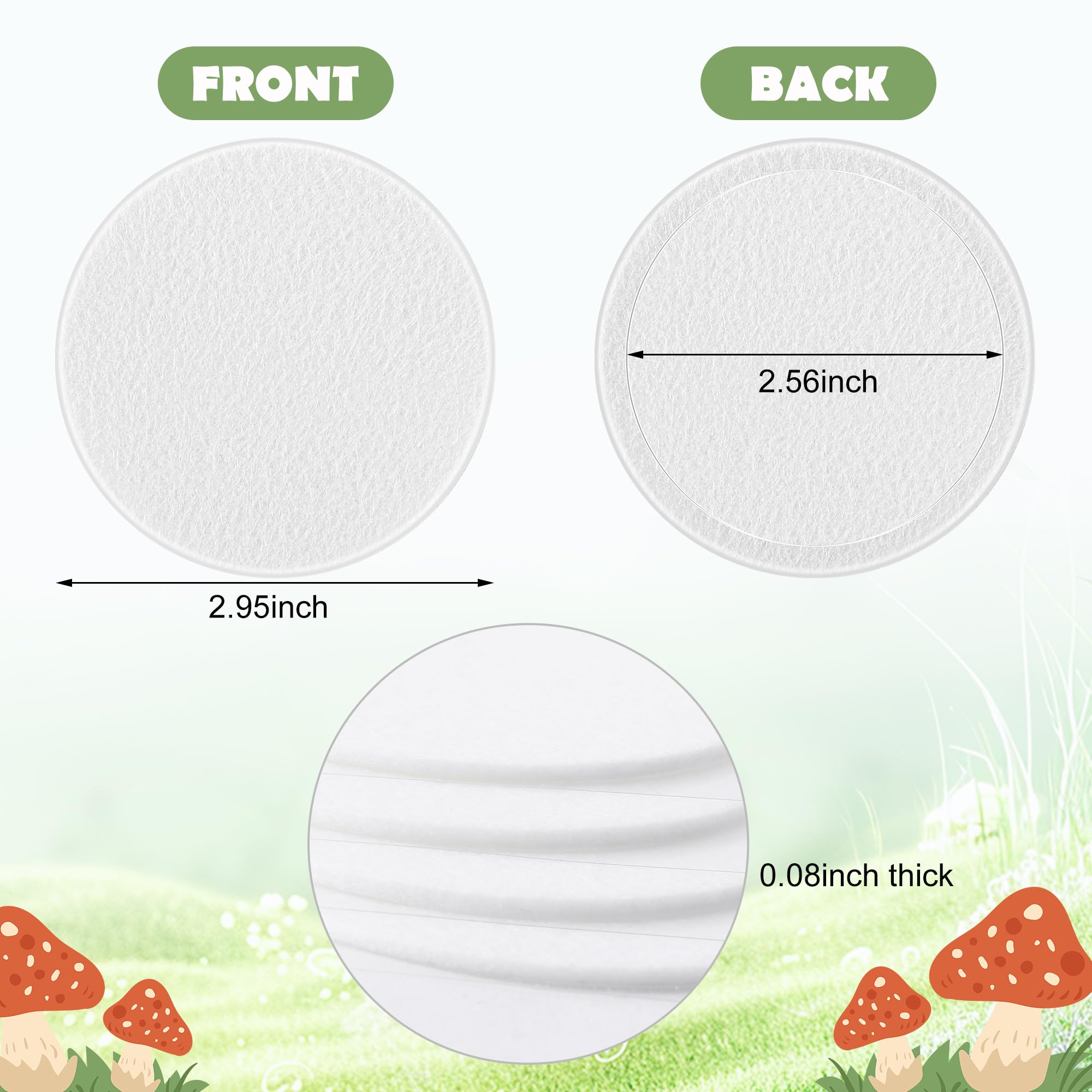 Nkiy Quen adhesive filter disk placed over monotub hole for controlled airflow