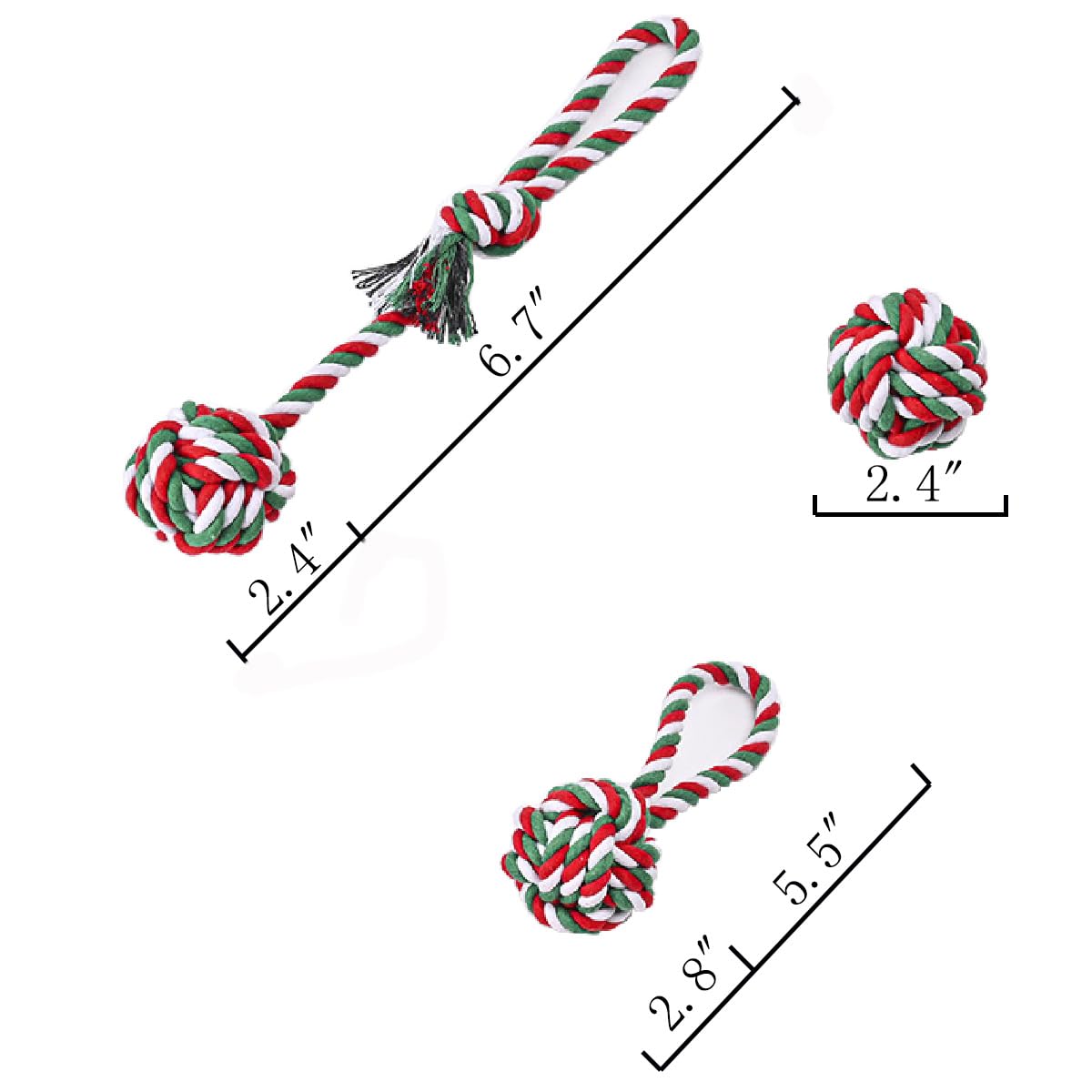 Nlmskzzy rope ball close-up shows textured surface for gum massage during chewing.