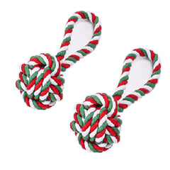 Nlmskzzy dog chew toy ball 2.6 inch showing dental-care design during play.