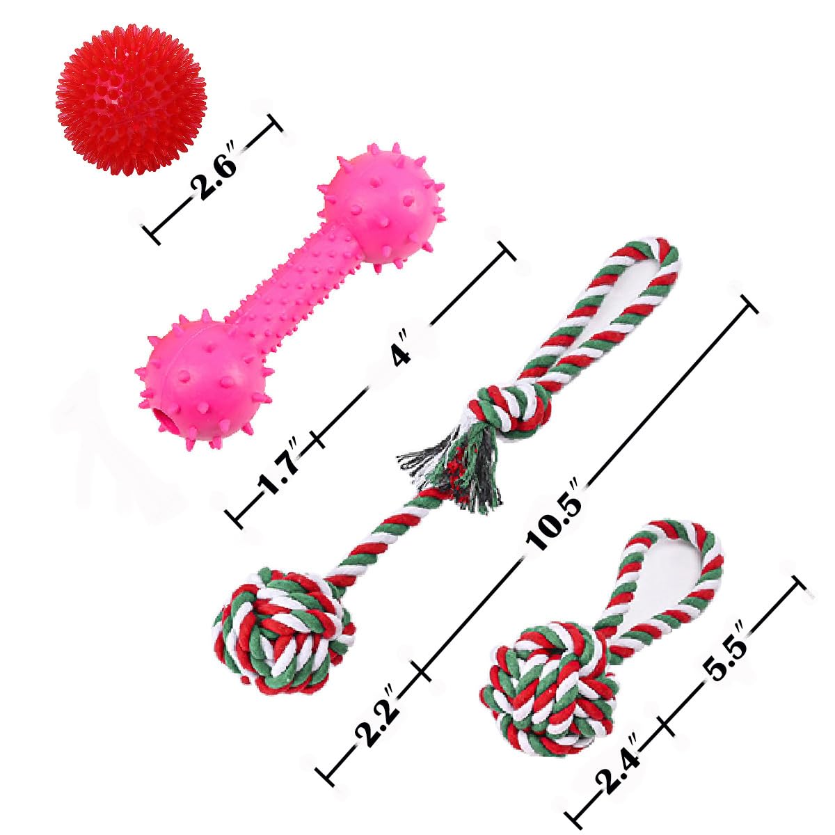 Nlmskzzy dog-chew-toy-rope-toy durable rope toy for tug and fetch