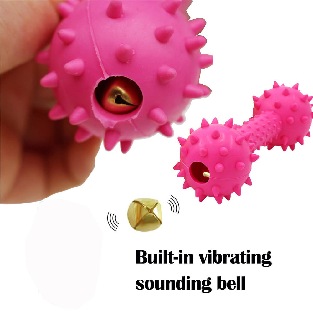 Nlmskzzy dog-chew-toy-textured-bumps textured surface for deep cleaning and gum massage