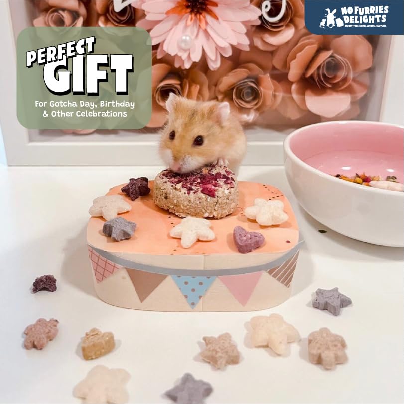 No Furries Delights forage pops foraging habitat—encourages exploration and habitat enrichment.